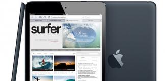 Сравнение iPad mini с планшетом второго поколения iPad mini Retina Новые приложения от Apple
